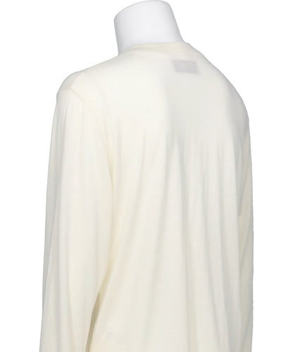 WOOL HENRY NECK L-S TEE