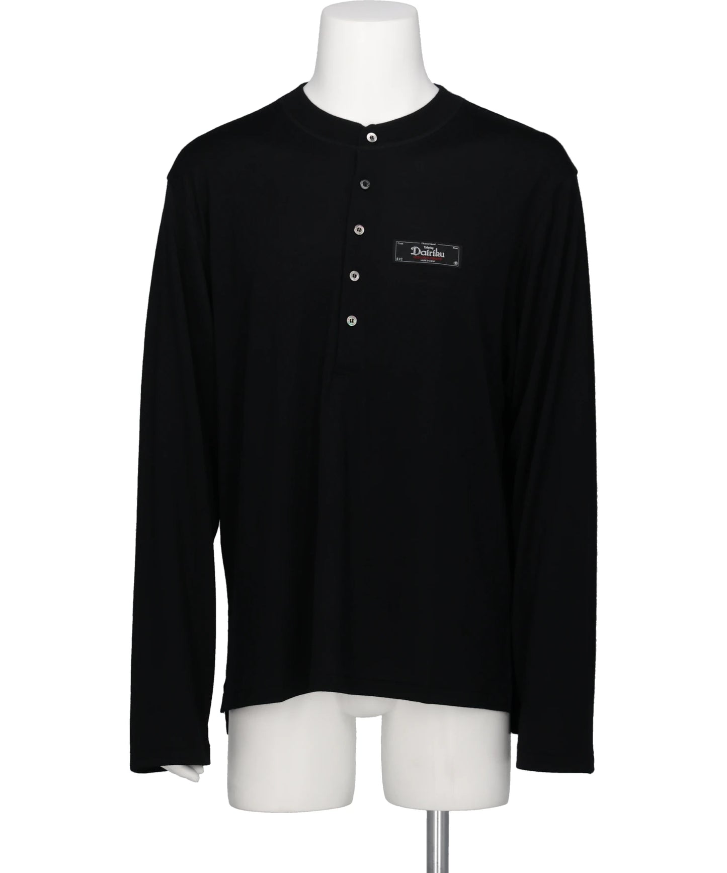 DAIRIKU（ダイリク）WOOL HENRY NECK L-S TEE