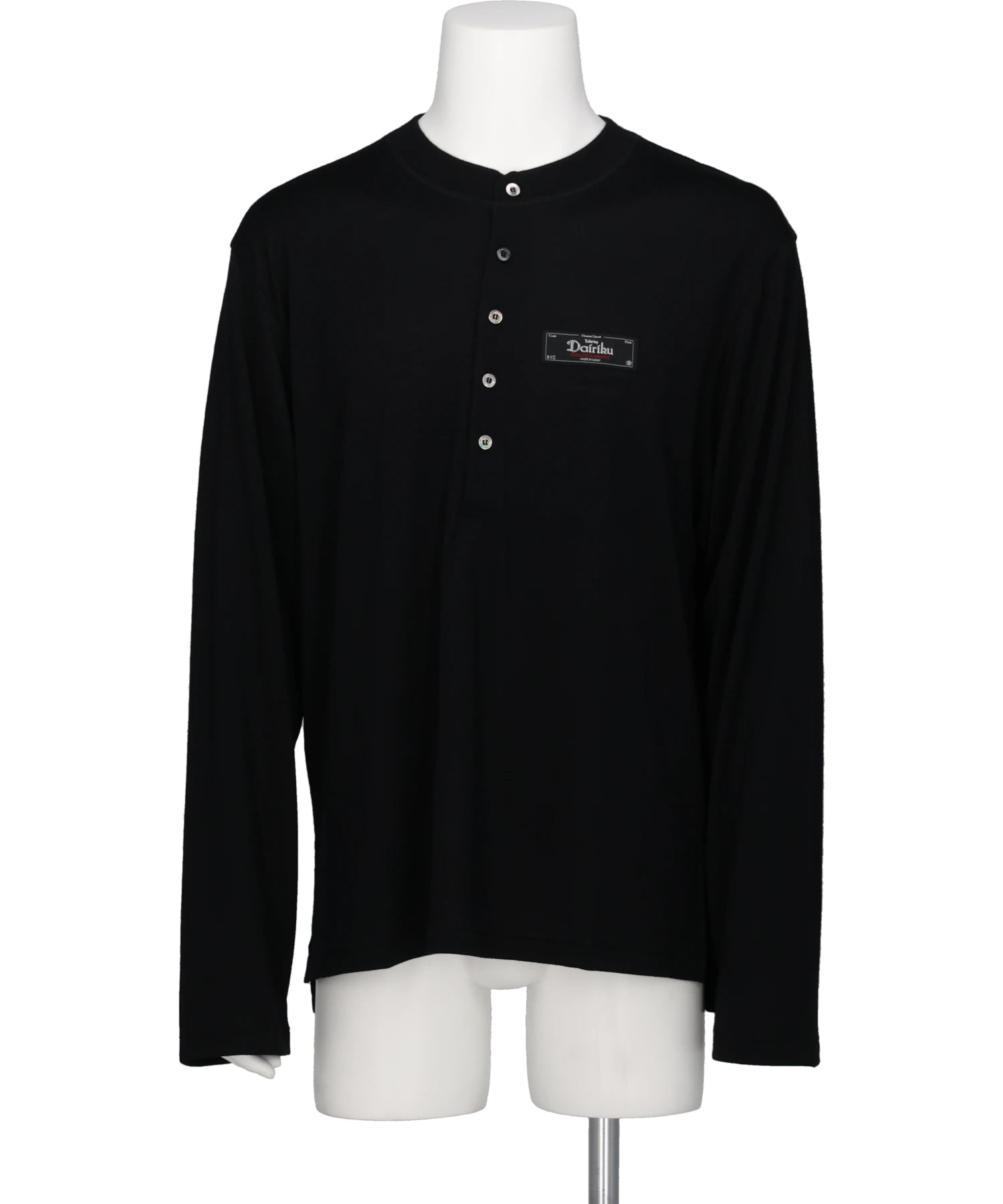 DAIRIKU（ダイリク）WOOL HENRY NECK L-S TEE