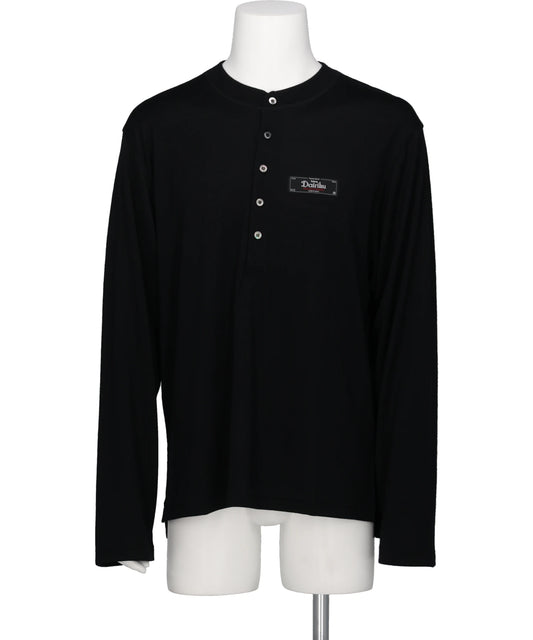 DAIRIKU（ダイリク）WOOL HENRY NECK L-S TEE