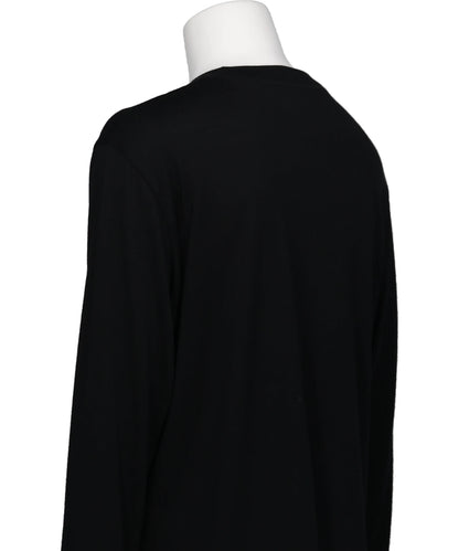 WOOL HENRY NECK L-S TEE