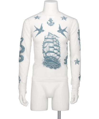 DAIRIKU（ダイリク）"TATTOO" SECOND SKIN KNIT