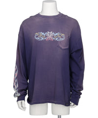KAMIYA(カミヤ) 2026SS “ROSE-KMY” DISTRESSED LONG-SLEEVET-SHIRT G16LT087