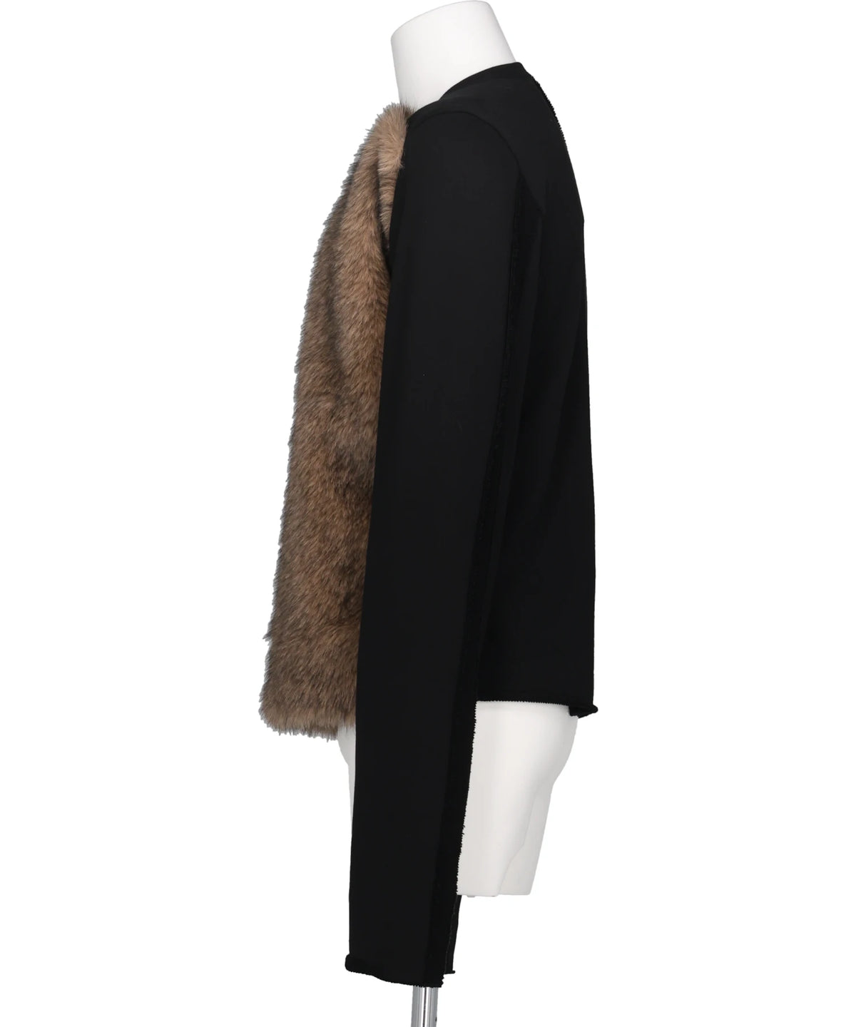 SWEAT PULLOVER WITH FUR