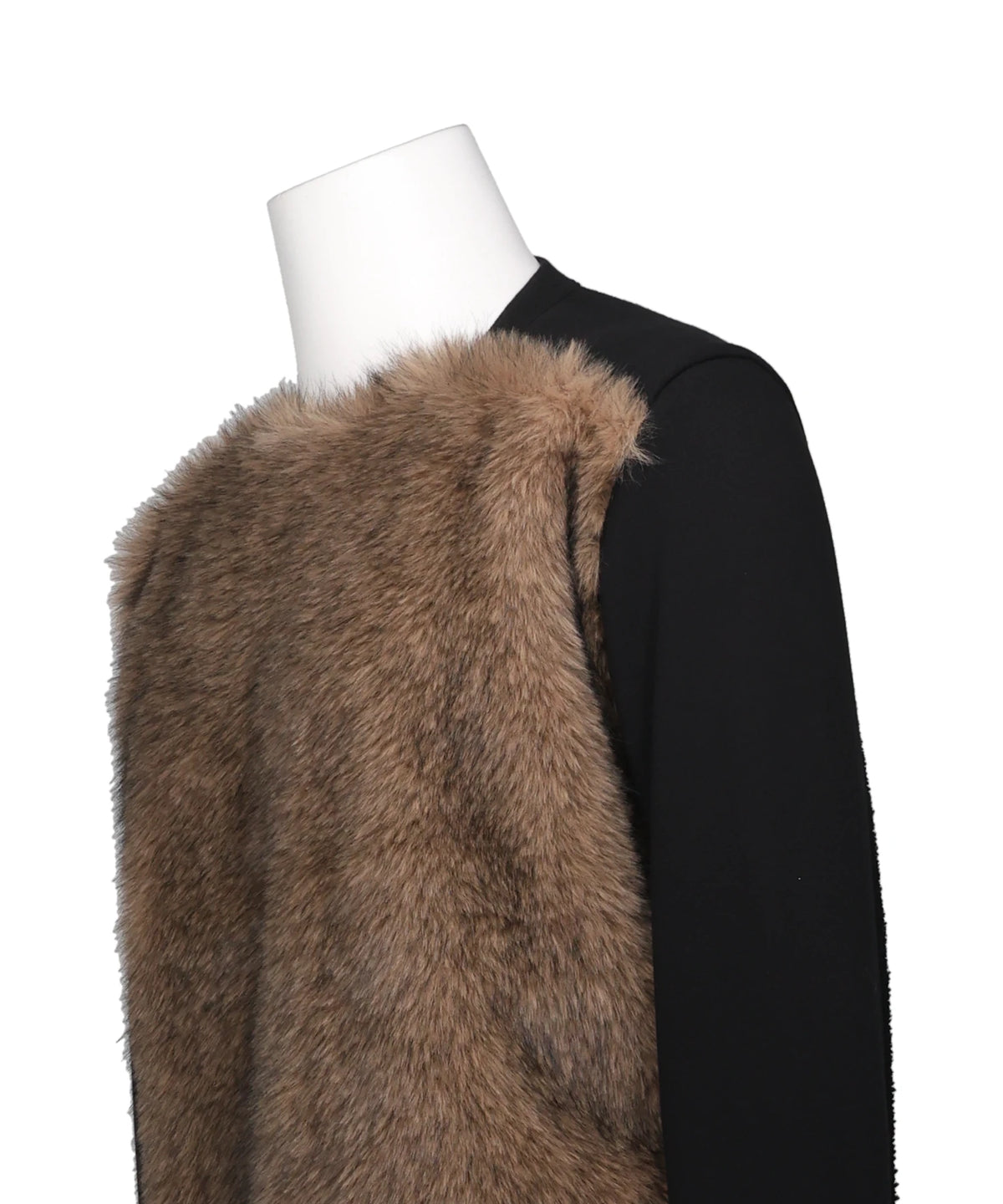 SWEAT PULLOVER WITH FUR