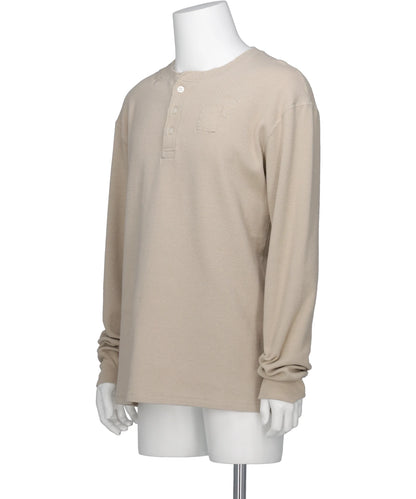 BORD WAFFLEKNIT HENLEY L/S TEE