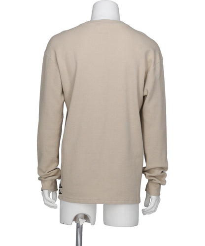 BORD WAFFLEKNIT HENLEY L/S TEE