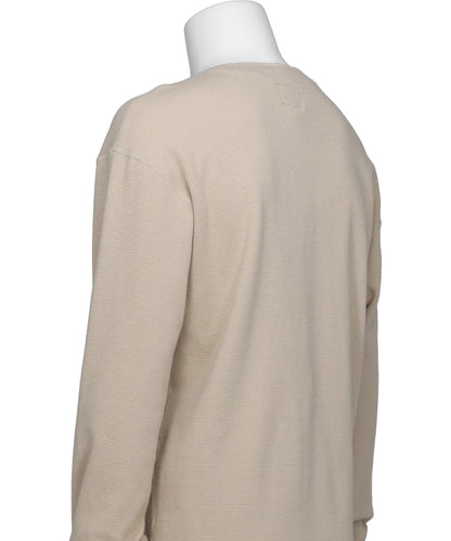 BORD WAFFLEKNIT HENLEY L/S TEE