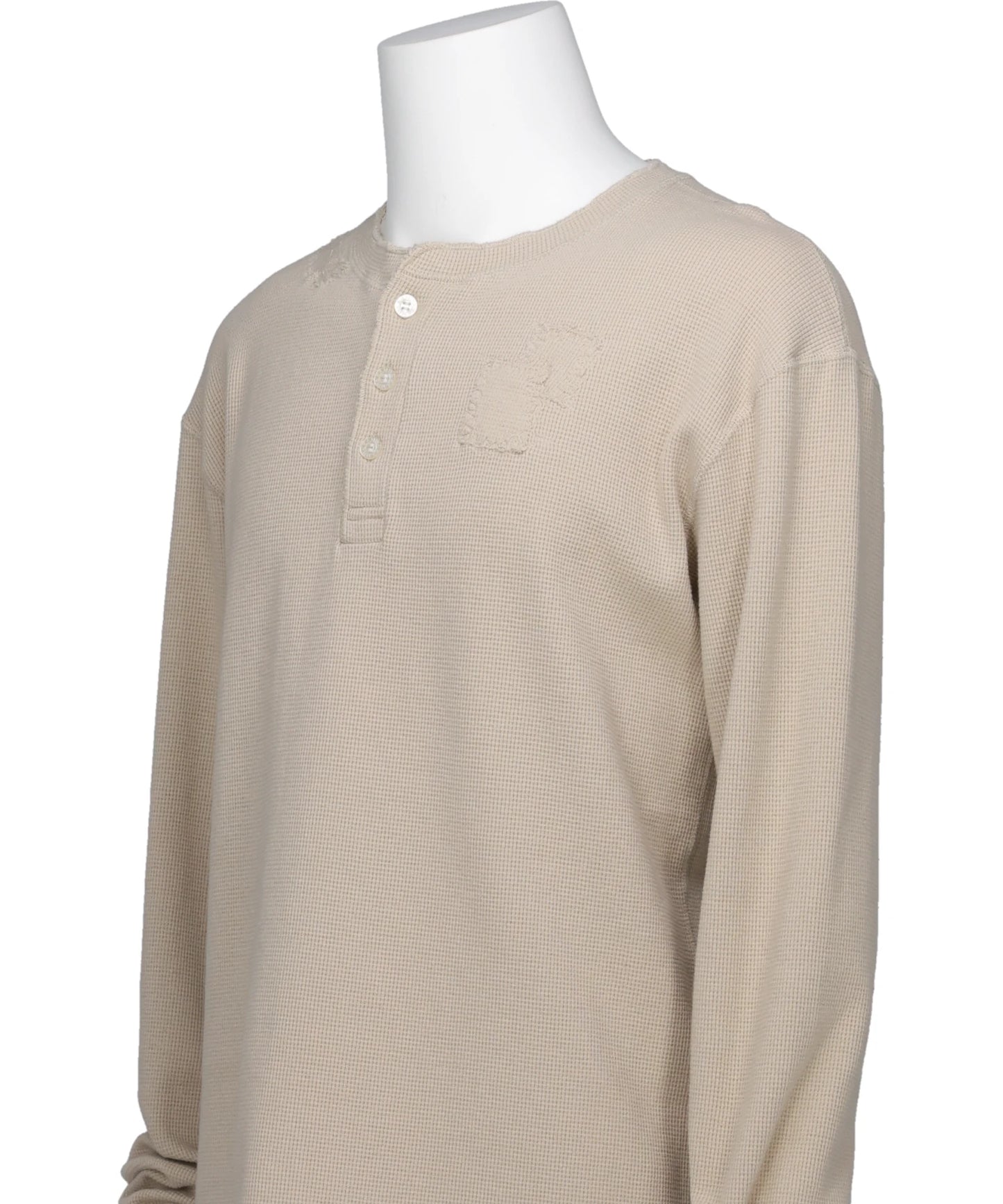 BORD WAFFLEKNIT HENLEY L/S TEE
