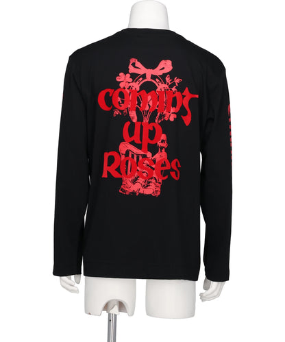 COMING UP ROSES PRINT L/S T-SHIRT