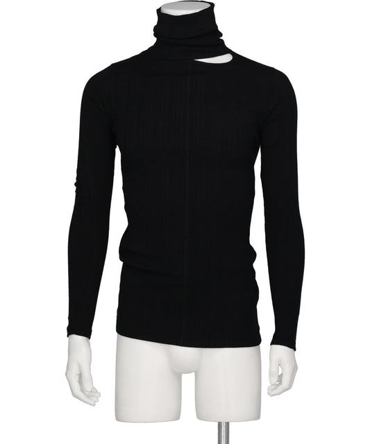 LGN LOUIS GABRIEL NOUCHI TURTLENECK WITH SIGNATURE OPENING