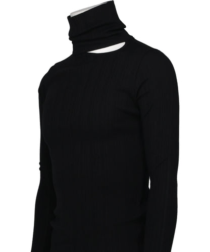 TURTLENECK WITH SIGNATURE OPENING