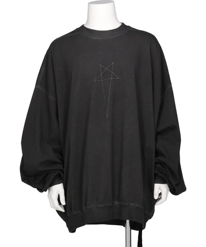 DRKSHDW(ダークシャドウ) 2026AW HUN CREWNECK - FADED BLACK/SILVER DU02F6267RIGDP4