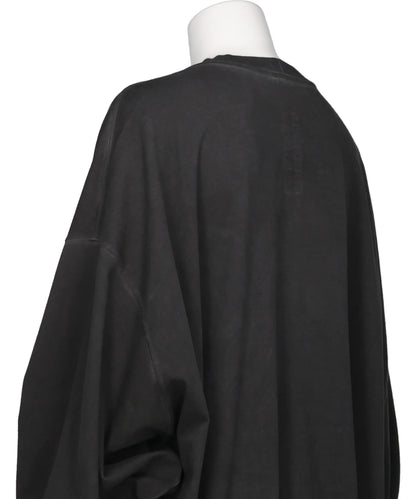 HUN CREWNECK - FADED BLACK/SILVER