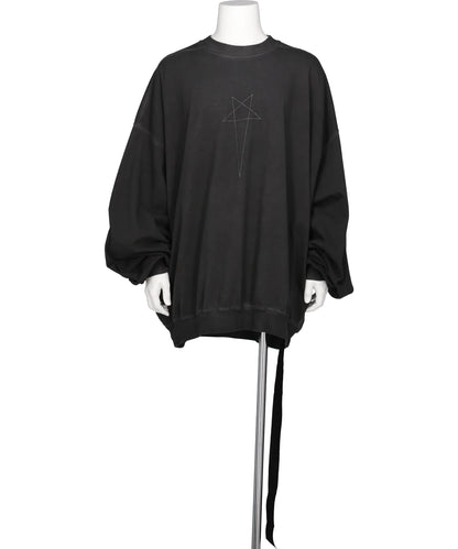 HUN CREWNECK - FADED BLACK/SILVER