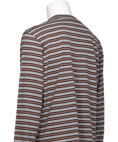 "CHARLES" STUDS HENRY NECK TEE