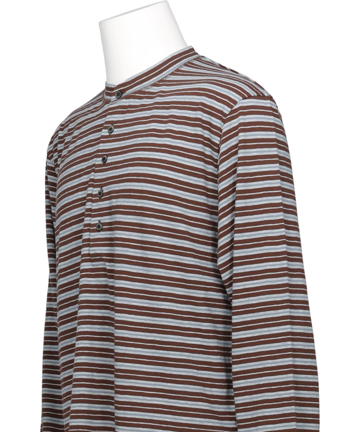 "CHARLES" STUDS HENRY NECK TEE