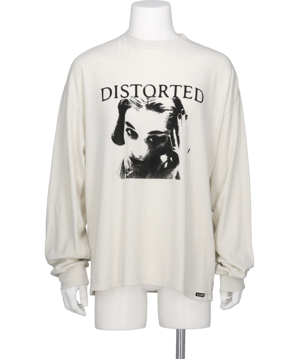 KAMIYA(カミヤ)"DISTORTED GIRL"L/S TEE