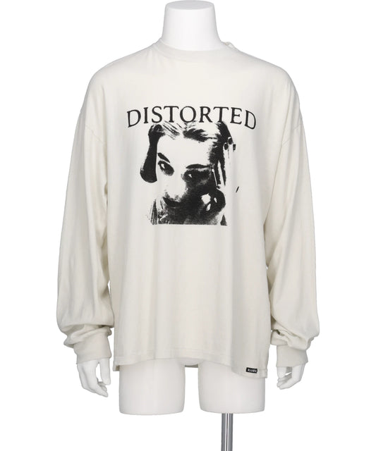 KAMIYA(カミヤ)"DISTORTED GIRL"L/S TEE