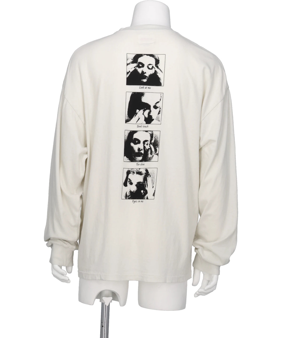 "DISTORTED GIRL"L/S TEE