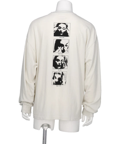 "DISTORTED GIRL"L/S TEE