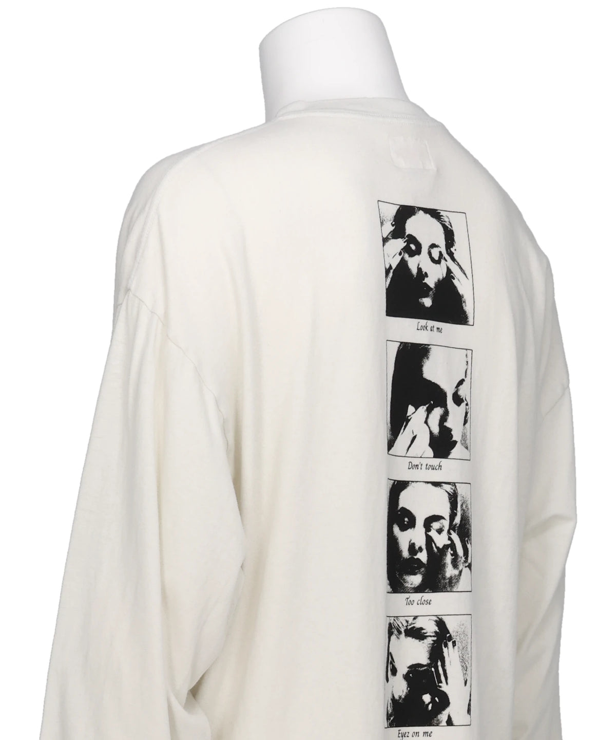 "DISTORTED GIRL"L/S TEE