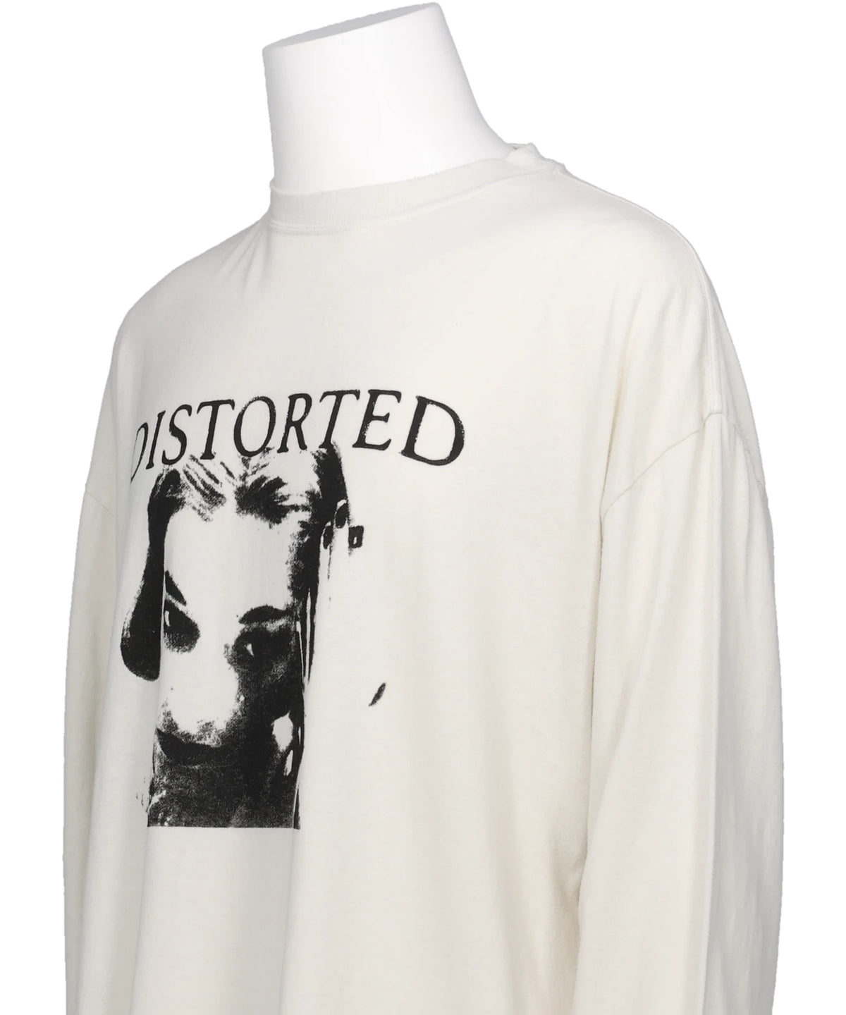 "DISTORTED GIRL"L/S TEE