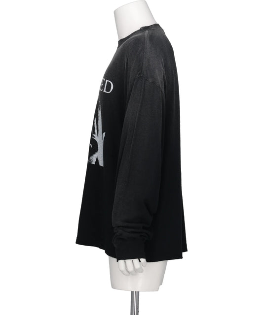 "DISTORTED GIRL"L/S TEE