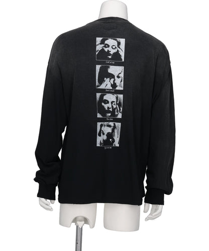 "DISTORTED GIRL"L/S TEE