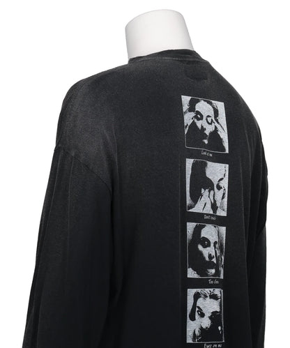 "DISTORTED GIRL"L/S TEE