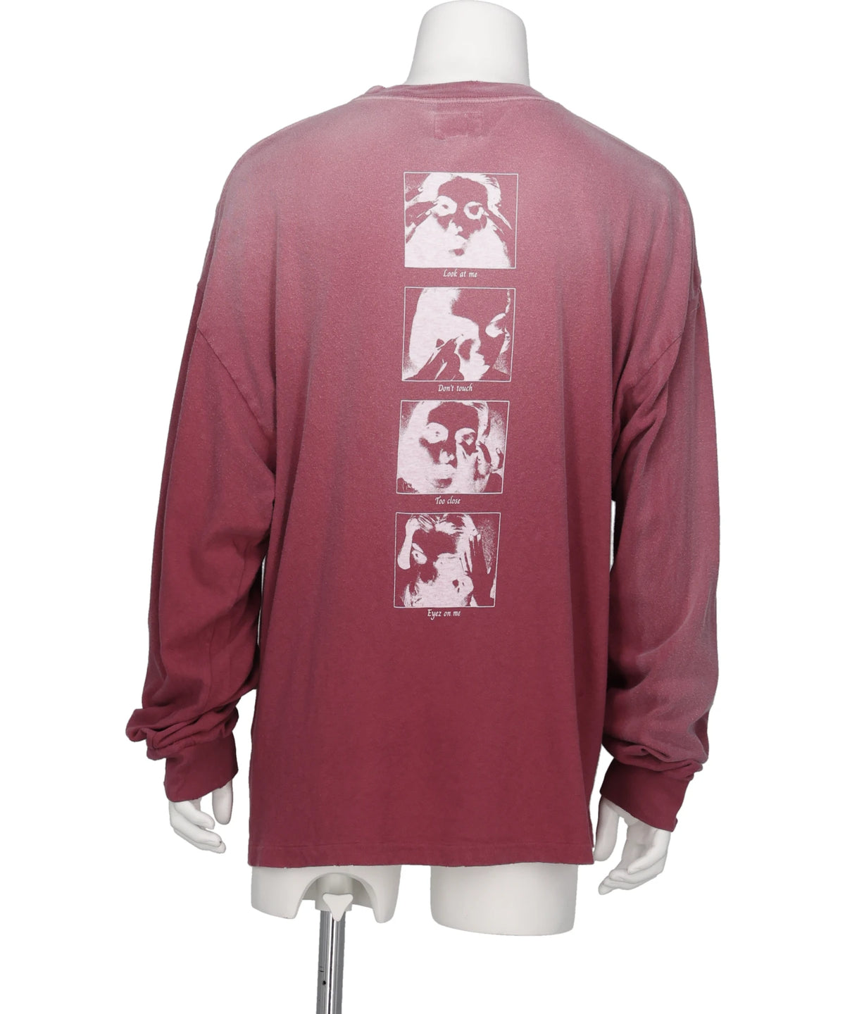 "DISTORTED GIRL"L/S TEE