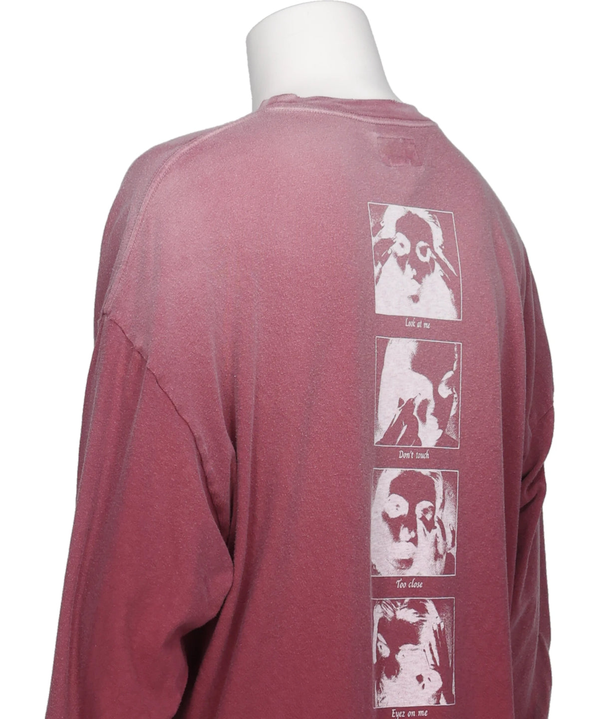 "DISTORTED GIRL"L/S TEE