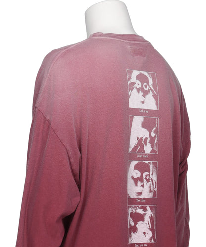"DISTORTED GIRL"L/S TEE