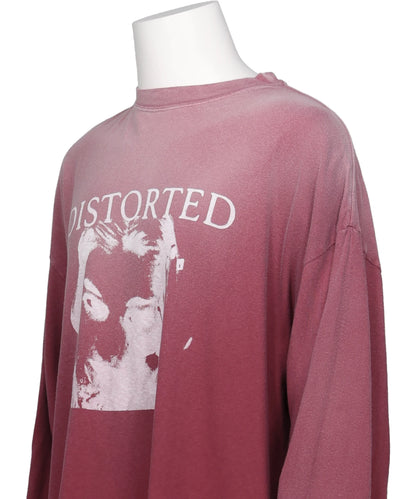 "DISTORTED GIRL"L/S TEE