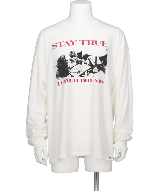 KAMIYA(カミヤ)STAY TRUE TO YOUR DREAML/S TEE T/C