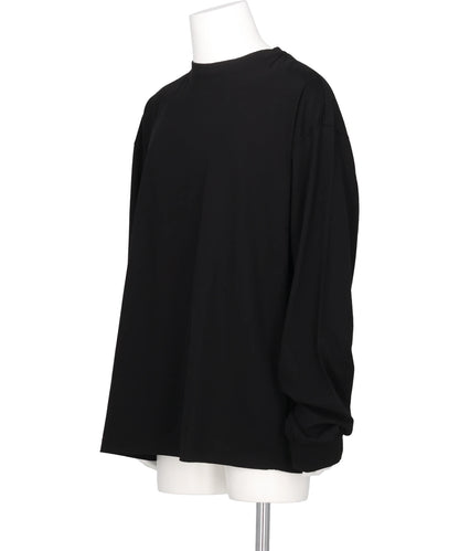 SUVIN COTTON YOKE T-SHIRT LONG SLEEVES