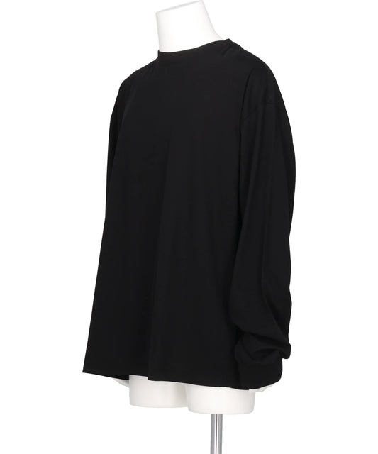 SUVIN COTTON YOKE T-SHIRT LONG SLEEVES