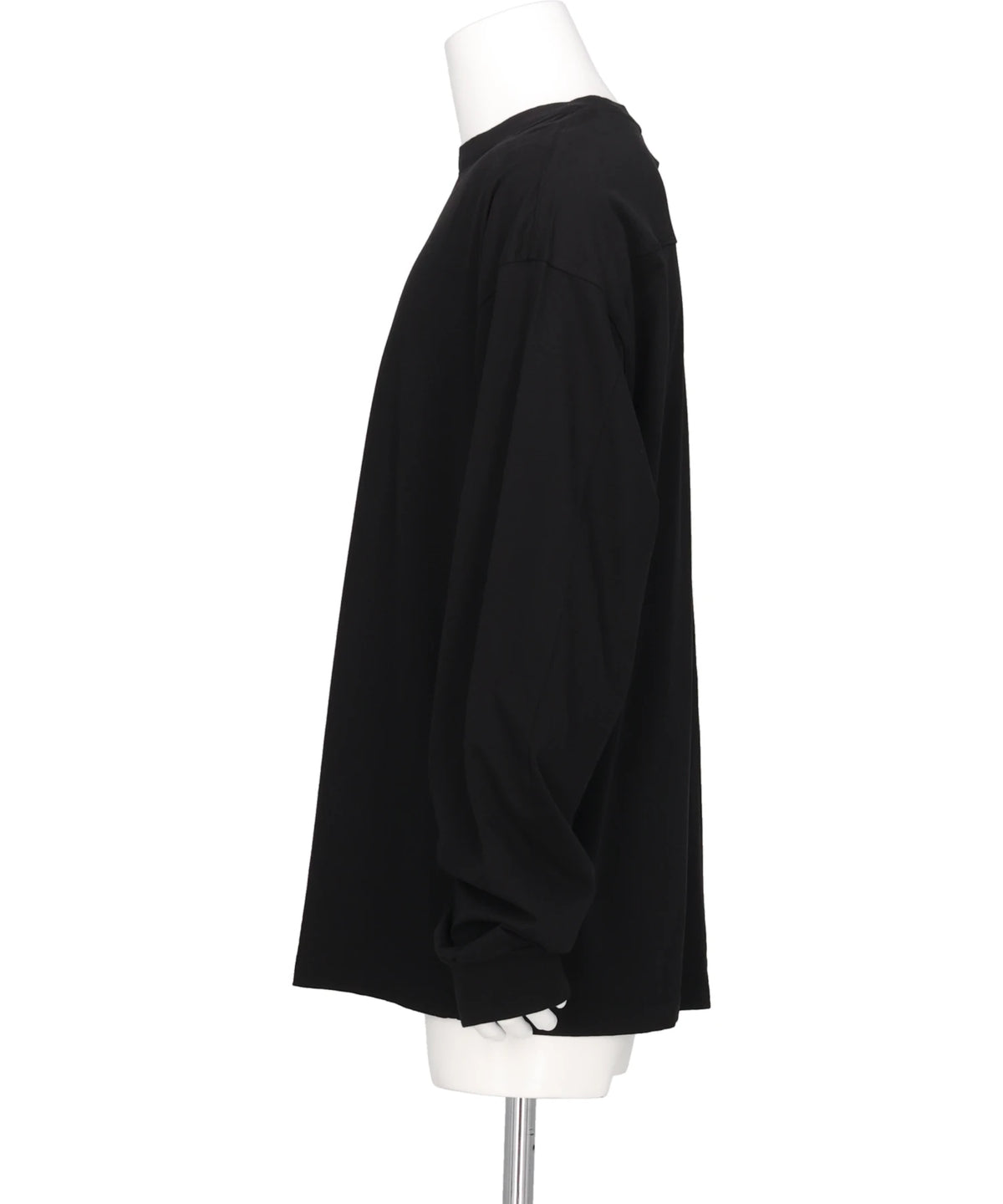 SUVIN COTTON YOKE T-SHIRT LONG SLEEVES