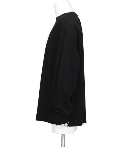 SUVIN COTTON YOKE T-SHIRT LONG SLEEVES