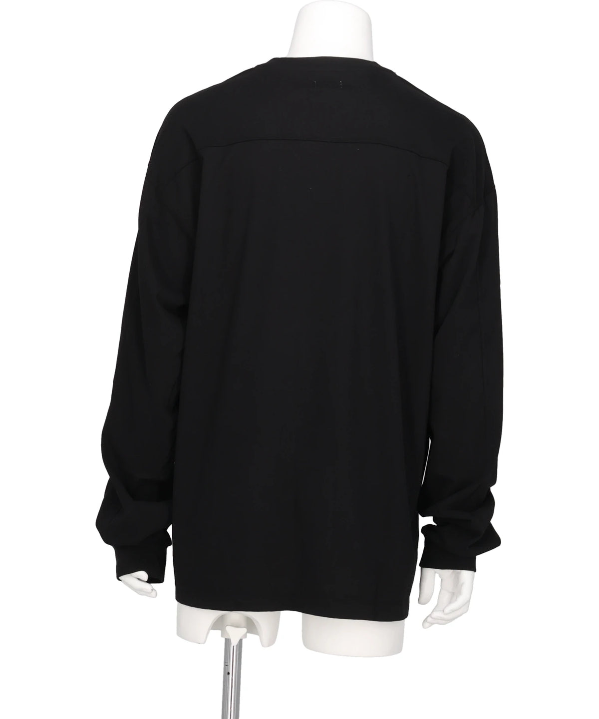 SUVIN COTTON YOKE T-SHIRT LONG SLEEVES