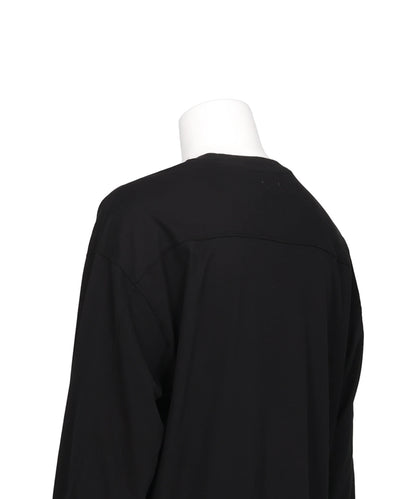 SUVIN COTTON YOKE T-SHIRT LONG SLEEVES