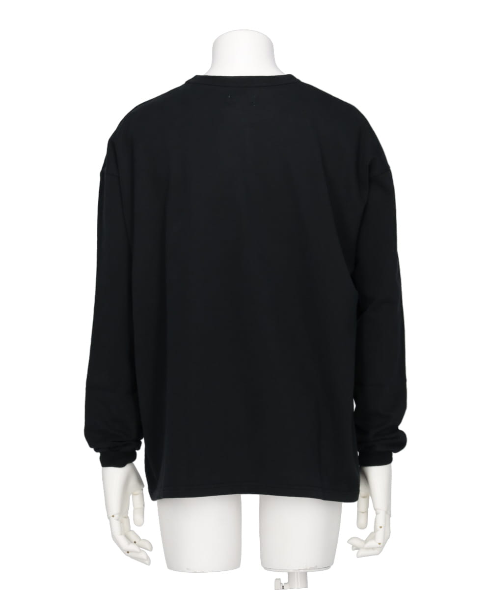 BRUSHED COTTON PILE L/S T