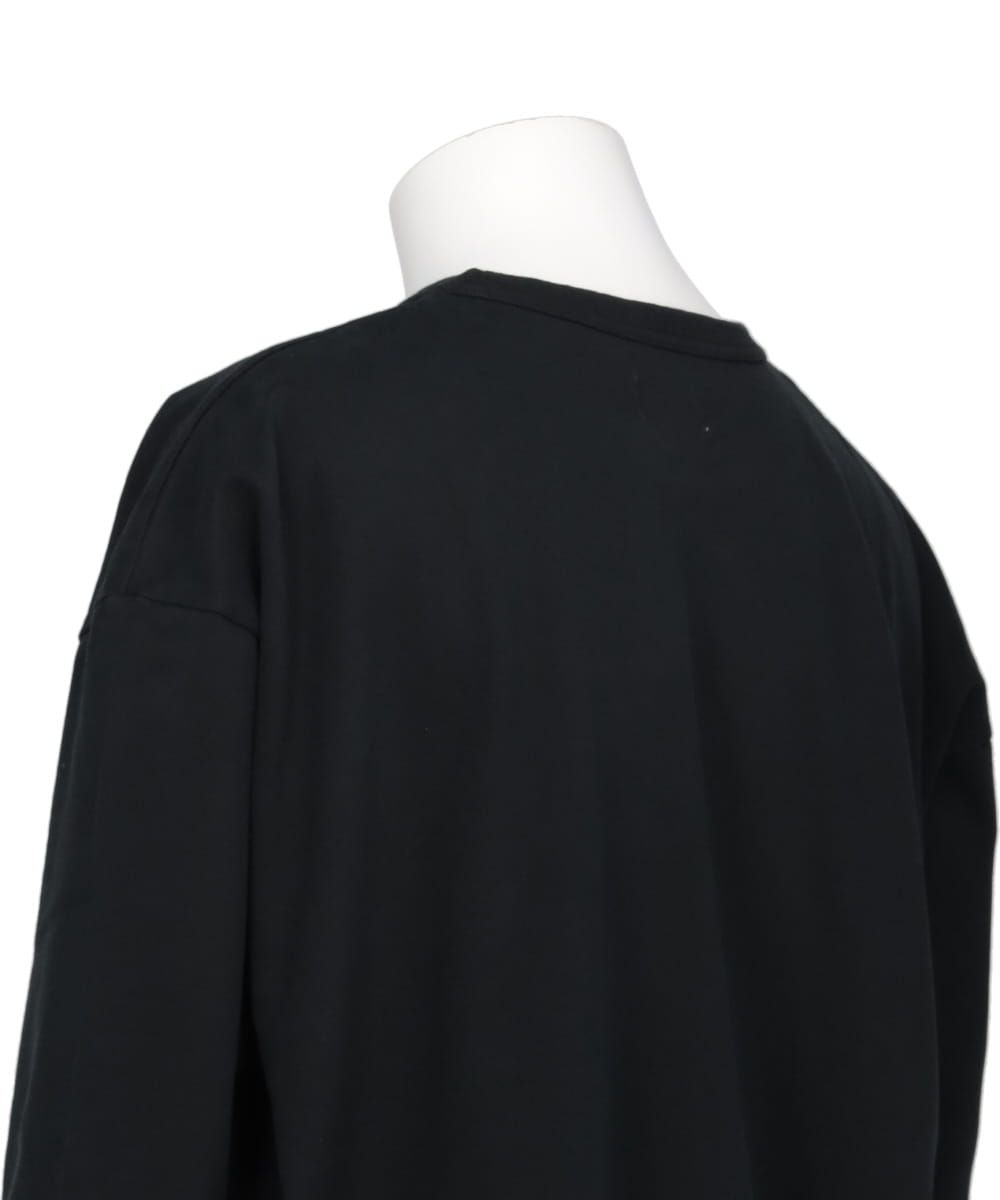 BRUSHED COTTON PILE L/S T