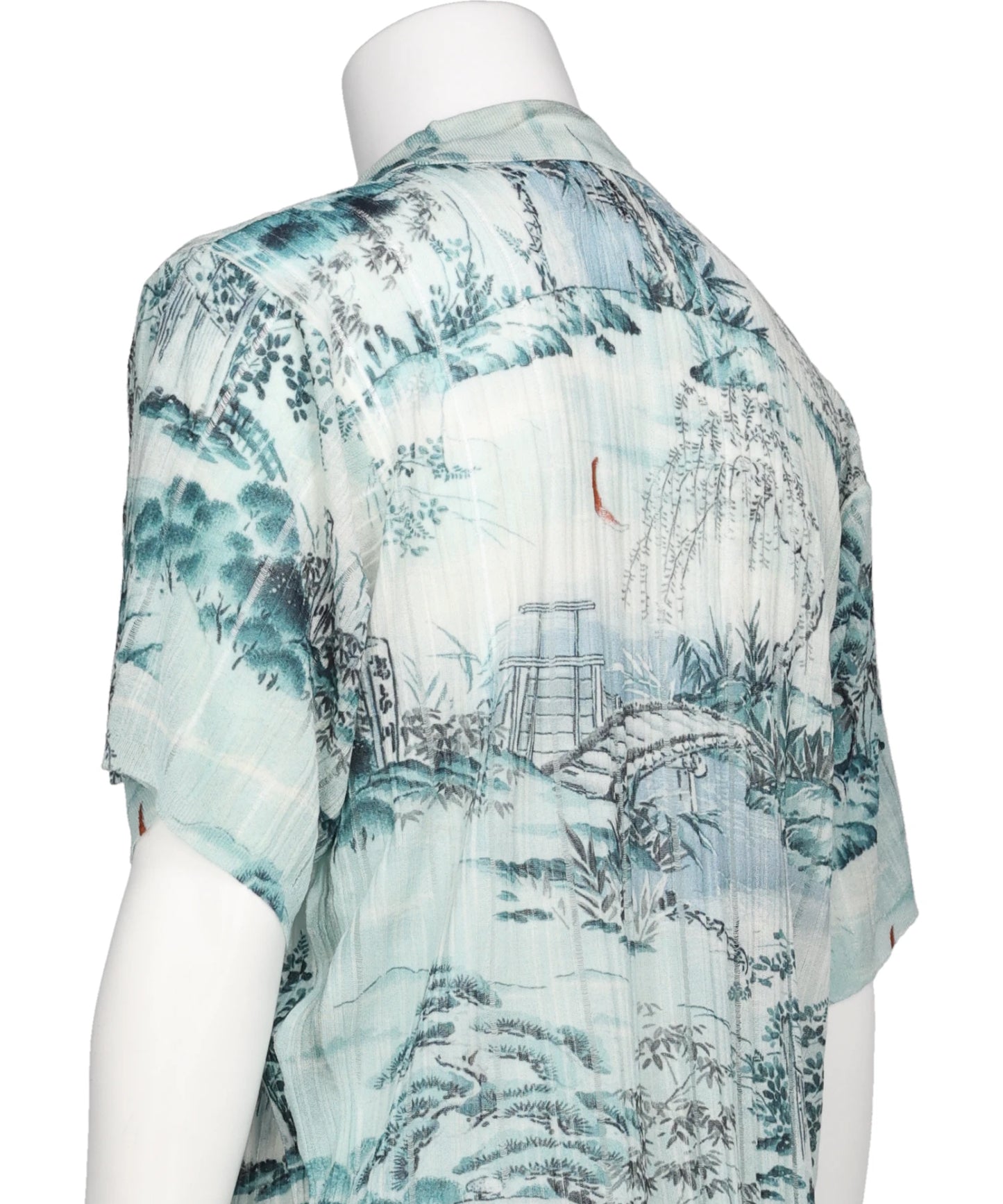 "JAPANESE PATTERN ALOHA" TRANSFER PRINT POLO KNIT