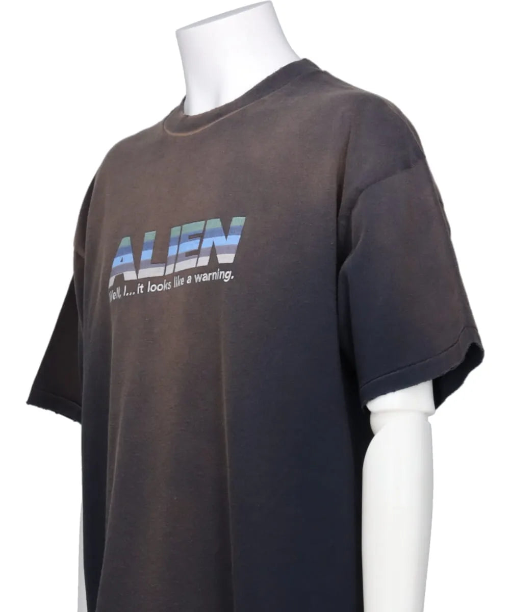 "ALIEN" VINTAGE WASH H-S TEE