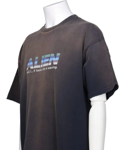 "ALIEN" VINTAGE WASH H-S TEE
