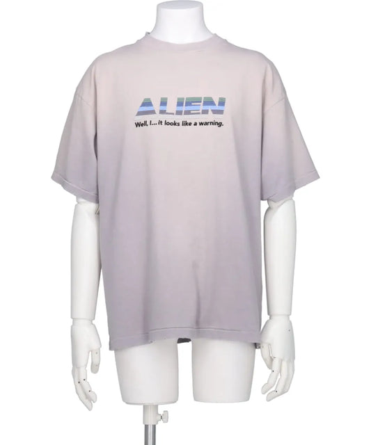 "ALIEN" VINTAGE WASH H-S TEE