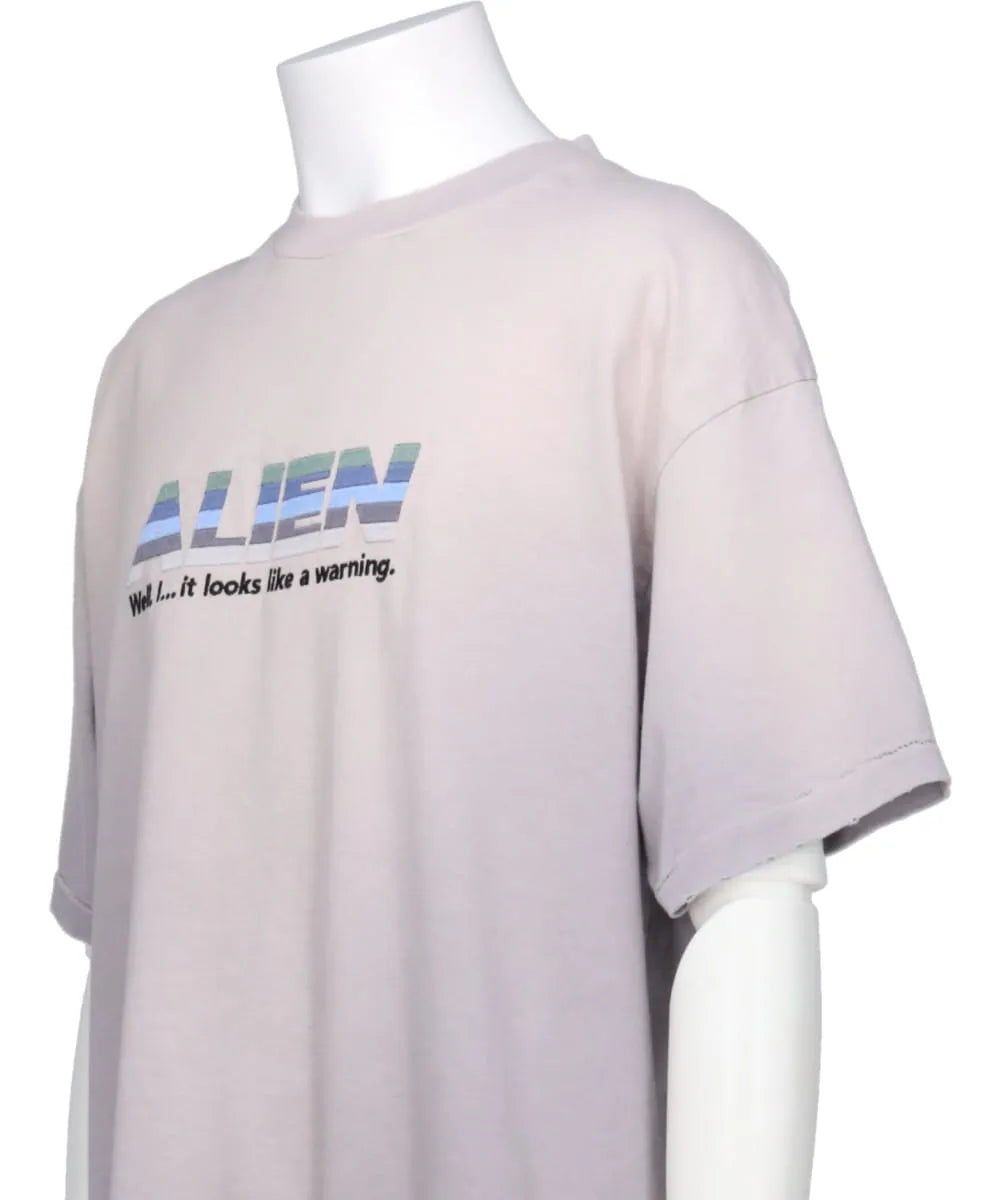 "ALIEN" VINTAGE WASH H-S TEE
