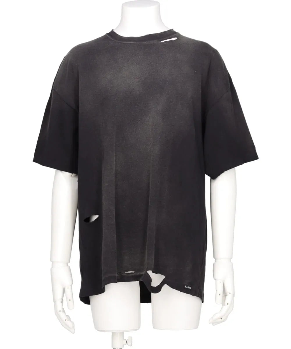 "KMY-SNAKE" DISTRESSED TEE