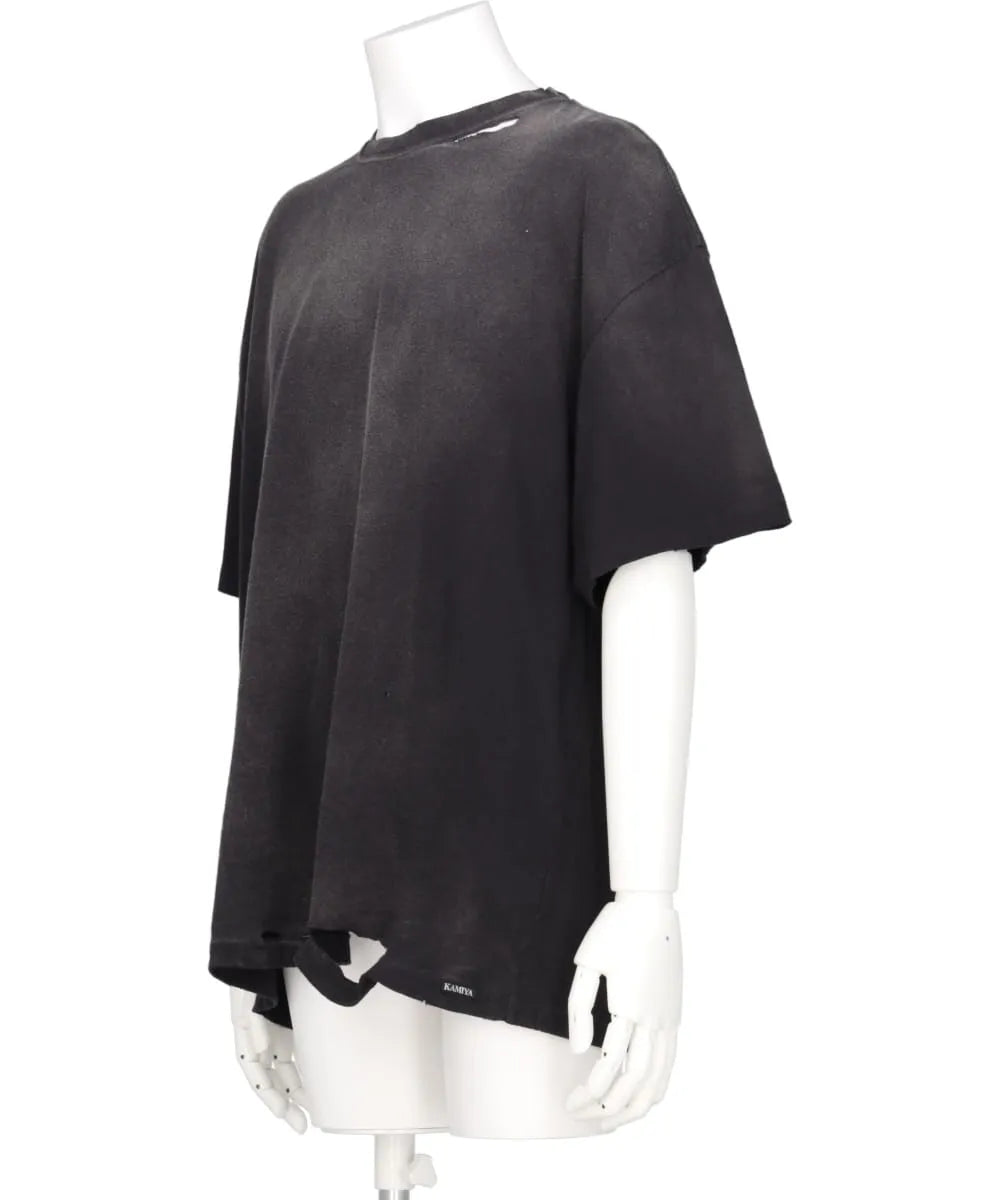 "KMY-SNAKE" DISTRESSED TEE